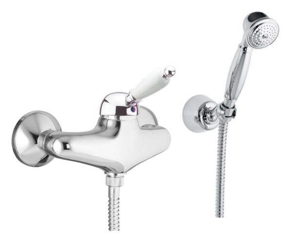 Fiore Imperiale, однорычажный смеситель для душа, с набором для душа, цвет хром
