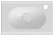 Раковина ISVEA Sentimenti накладная ШГВ 450*300*165 отверстия для смесителя 1 справа цвет белый 10SM50045