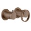 Gessi Смеситель для душа, Anello, на 2 потребителя, цвет медь матовая  63380#708