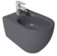 Биде ISVEA Sentimenti Neo подвесной ШГВ 363*510*400 цвет антрацит матовый 10AR41010-2C