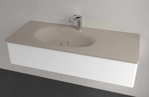 Villeroy&amp;Boch Раковина, Antao, шгв 1000*500*90, отверстия для смесителя-1, CeramicPlus, цвет-альпийский белый 4A76A2R1