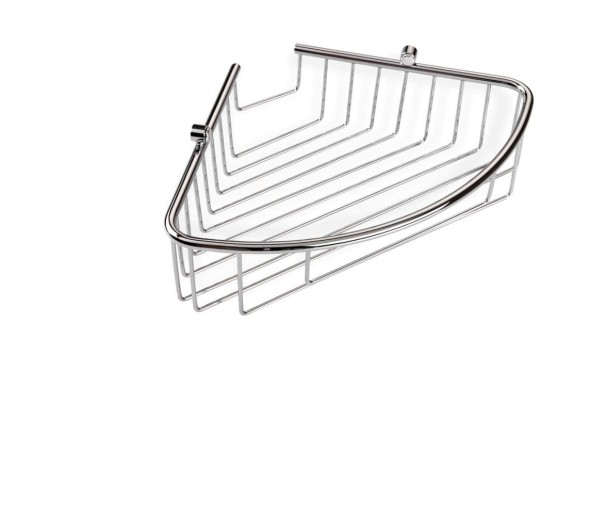 Stil Haus, решётка в ванную 1-уровневая угловая, высота 7 см, цвет хром