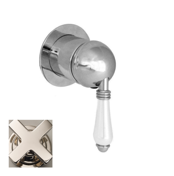 Nicolazzi Смеситель для душа P.Mont Blanc на 1 потребитель 3406MEXT NL 76 цвет никель