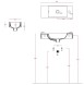 Раковина Artceram Washbasins  подвесная с одним отверстием перелив белый LML002 01 00