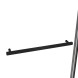 Vincea Душевая дверь Слим Софт (Slim Soft) VDS-1SS110CLB, 1100, черный, стекло прозрачное