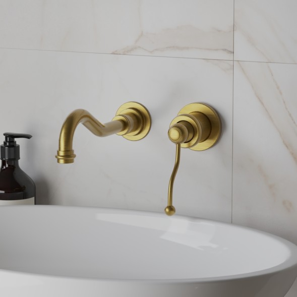 Paini 88F3208 Смеситель для раковины Дуомо встраиваемый, старая бронза