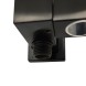 Paini 50PZ480QQ Вывод для воды регулируемый, с держателем, брашированный чёрный