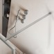 Vincea Душевая перегородка Волк-Ин (Walk-In) VSW-1HP800FLBN, 800*2000, брашированный никель, стекло рифленое