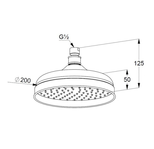 Верхний душ KLUDI ADLON 2751005