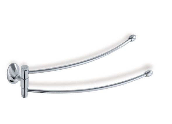 Stil Haus Zefiro, полотенцедержатель двойной поворотный, цвет хром