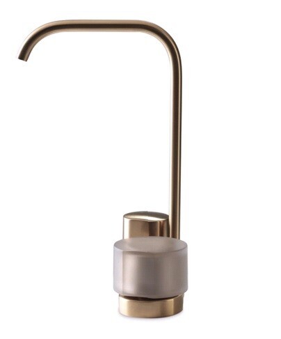 Ручка для смесителя, Fima Carlo Frattini, So, цвет-сатинированное стекло/бронза металлизированная S2VS02