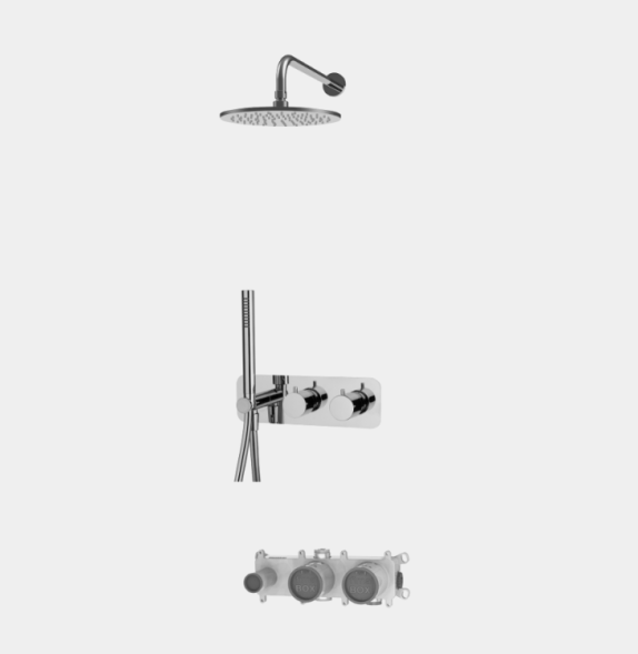 Душевой комплект, Fima Carlo Frattini, Shower systems, цвет-хром F3149WX3R252CR