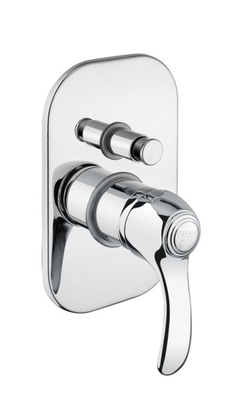 Fiore Jafar, встраиваемый в стену однорычажный смеситель для душа на 2 выхода, цвет бронза