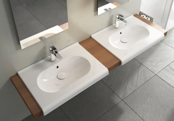 Раковина ISVEA Sentimenti накладная ШГВ 650*465*170 отверстия для смесителя 1 цвет белый 10SM50065