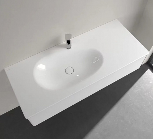 Villeroy&amp;Boch Раковина, Antao, шгв 1200*500*90, отверстия для смесителя-1, CeramicPlus, цвет-Almond 4A77L2AM