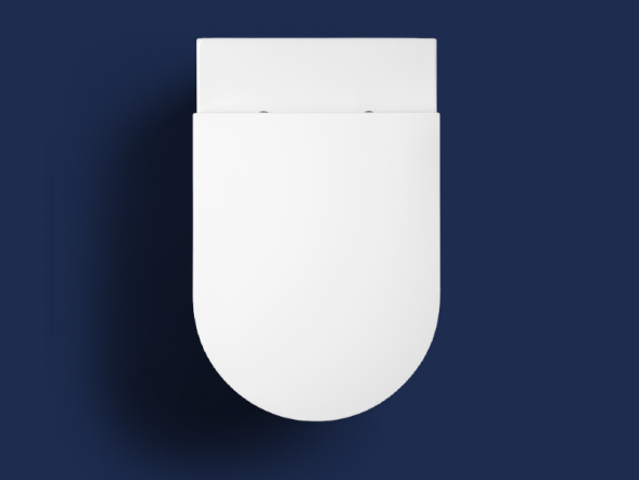 Унитаз HATRIA CENTRICA A0Y9DE07 подвесной безободковый слив Vortex цвет цемент матовый