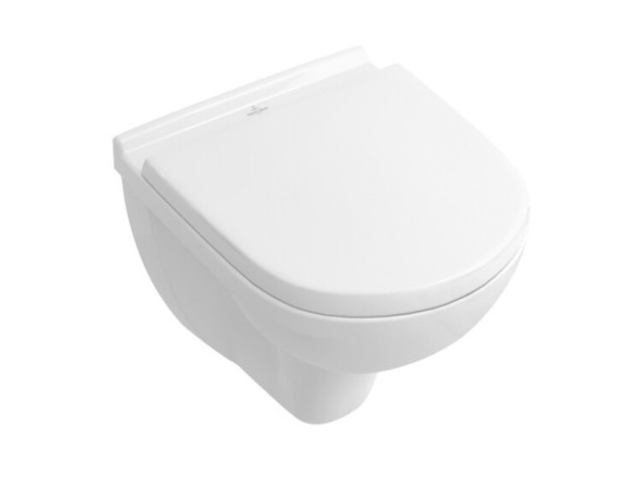 Villeroy&amp;Boch Унитаз, O'Novo, подвесной, шгв 360*490*340, CeramicPlus, цвет-альпийский белый 568810R1