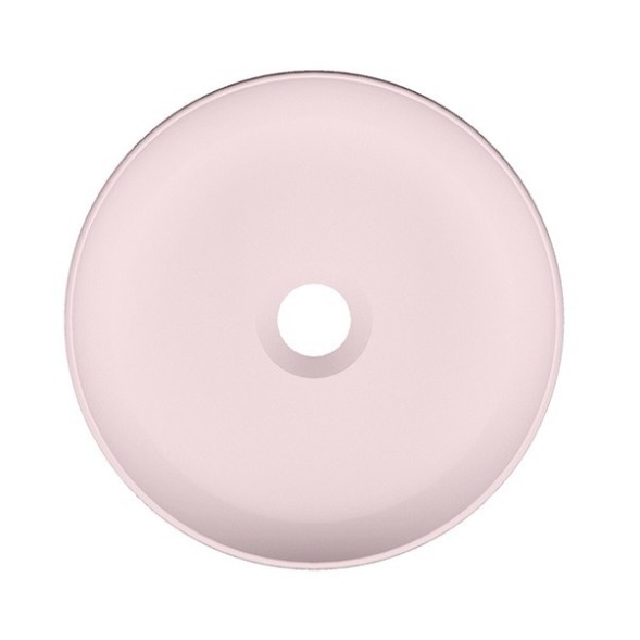 Раковина Scarabeo GLAM накладная без перелива без отверстий цвет розовый матовый 1808 54