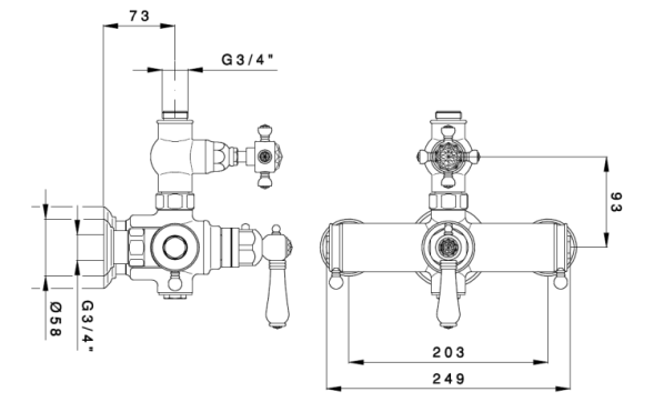 Nicolazzi Смеситель для душа Teide 4917 SG 05 цвет золото сатинированное