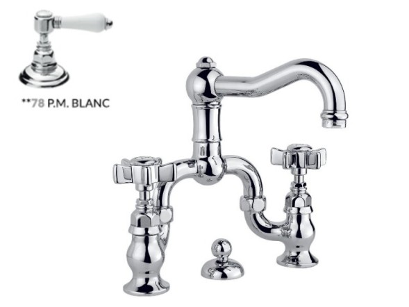 Nicolazzi Смеситель для раковины P.Mont Blanc 1419 BZ 78 цвет бронза