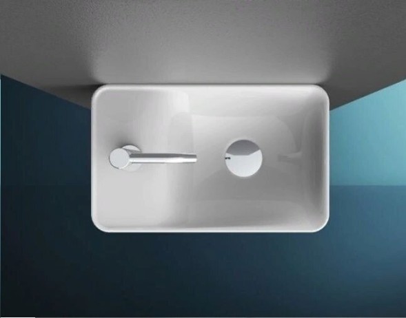 Раковина Artceram Washbasins  подвесная с одним отверстием перелив белый LML003 01 00