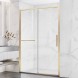 Vincea Душевая дверь Слим Софт (Slim Soft) VDS-1SS110CLG, 1100, брашированное золото, стекло прозрачное