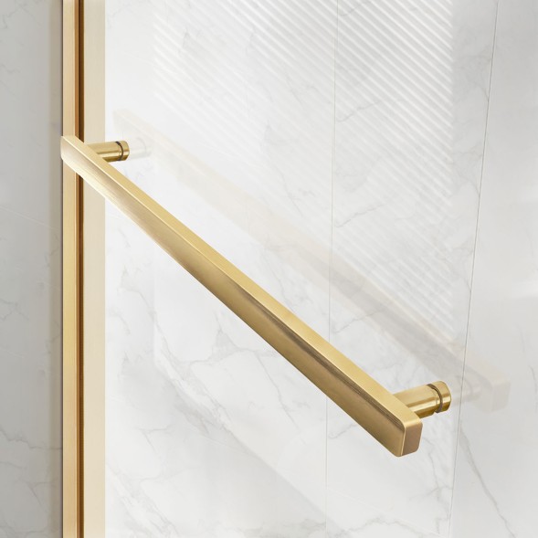 Vincea Душевая дверь Слим Софт (Slim Soft) VDS-1SS110CLG, 1100, брашированное золото, стекло прозрачное