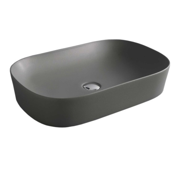 Раковина Artceram Ghost  накладная без отверстий  цвет Grey Olive GHL002 15 00