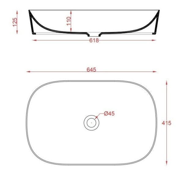 Раковина Artceram Ghost  накладная без отверстий  цвет Grey Olive GHL002 15 00