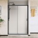 Vincea Душевая дверь Сити (City) VDS-5CT140CLB, 1400, черный, стекло прозрачное