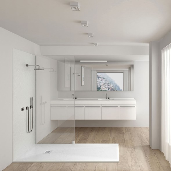 Vincea Поддон для душа из искусственного камня VST-4SR9011W, 1100*900*25, белый матовый