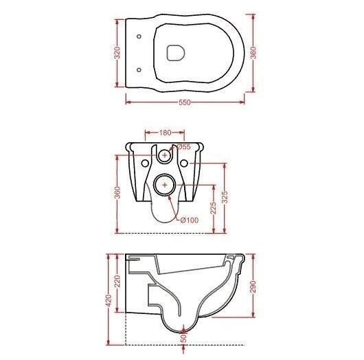 Унитаз Artceram Hermitage подвесной цвет белый HEV010 01 00