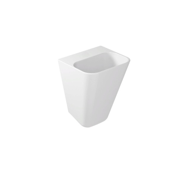 Раковина GALASSIA MEG11 5407SF подвесная без отверстий без перелива цвет белый глянцевый