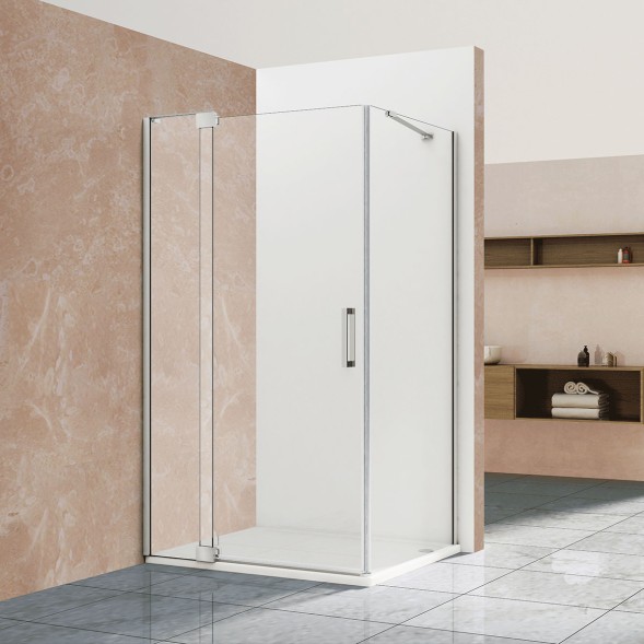 Vincea Душевой уголок Экстра (Extra) VSR-1E111290CL, 1100/1200*900, хром, стекло прозрачное