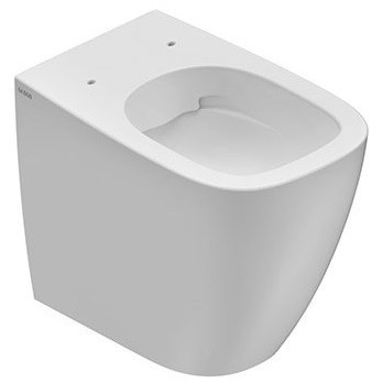 Унитаз GLOBO GENESIS напольный приставной цвет белый GN001BI