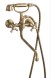 Emmevi Deco Classic, смеситель с длинным изливом (25см) и ручным душем для ванной, цвет бронза 12011СМ25/BR