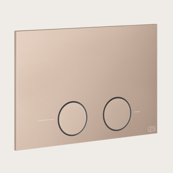 Gessi Клавиша смыва, для унитаза, шгв 215*5*145, цвет Матовая латунь  54615#727