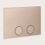 Gessi Клавиша смыва, для унитаза, шгв 215*5*145, цвет Матовая латунь  54615#727