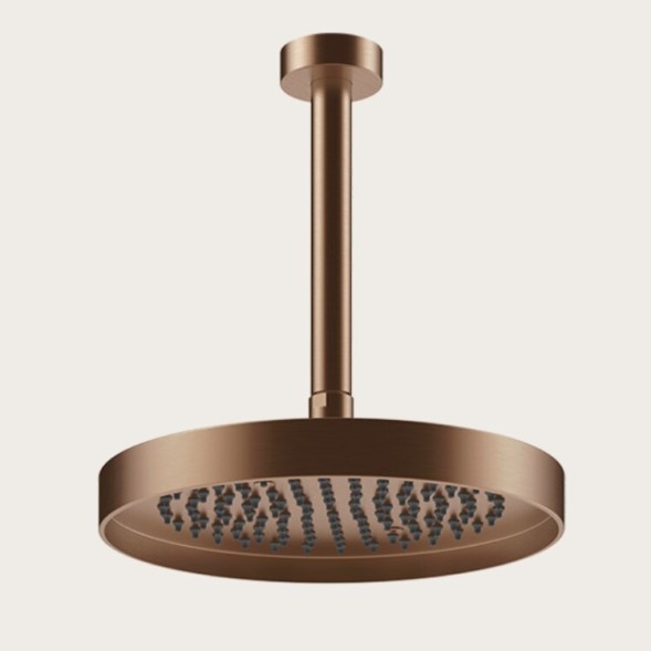 Gessi Верхний душ, 250*250, цвет медь матовая 63050#708