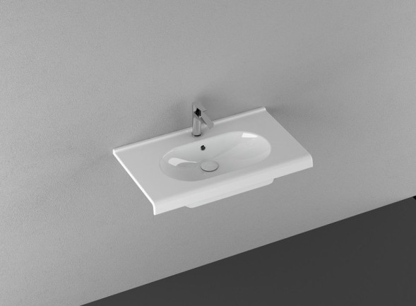 Раковина ISVEA Sentimenti накладная ШГВ 820*465*170 отверстия для смесителя 1 цвет белый 10SM50082