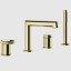 Gessi Смеситель для ванны и душа, Anello, цвет латунь  63337#710