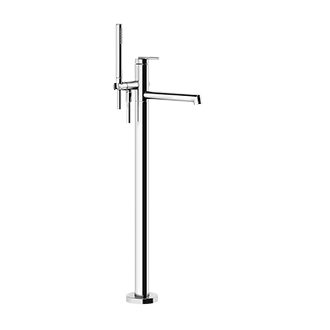 Gessi Смеситель для ванны и душа, Ingranaggio, напольный, цвет хром 63528#031