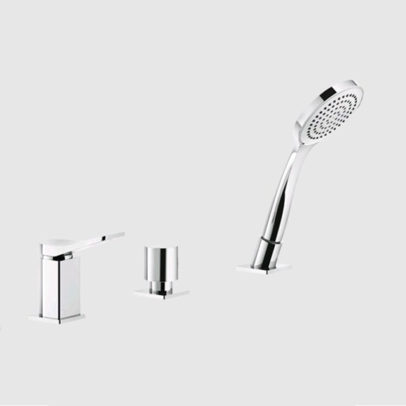 Gessi Смеситель для ванны и душа, Rilievo, цвет хром 59043#031