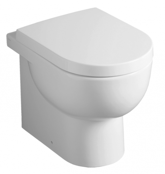 Унитаз SIMAS E-Line напольный приставной цвет белый EL01