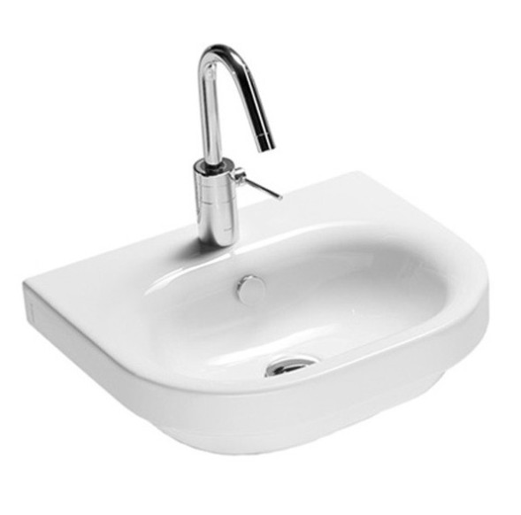 Раковина HATRIA DAYTIME YXBM01 подвесная с одним отверстием с переливом цвет белый