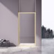 Vincea Душевая дверь Слим 8мм (Slim 8mm) VDP-4SL900CLG, брашированное золото, стекло прозрачное