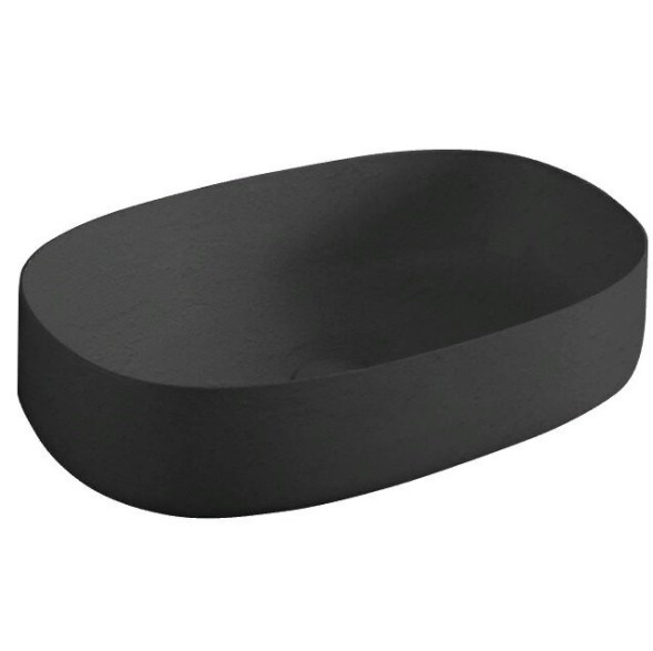 Раковина Artceram Cognac Quadro накладная без отверстий  цвет Nero Roma COL003 20 00