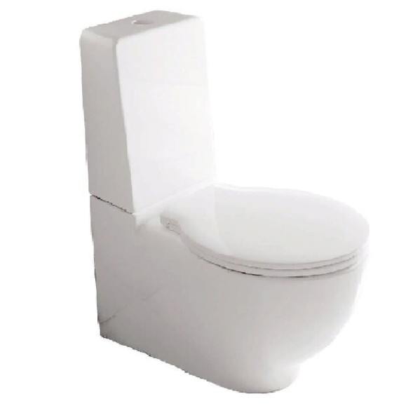 Унитаз моноблок с бачком GALASSIA ERGO 7111 7112 9046 напольный цвет белый глянцевый