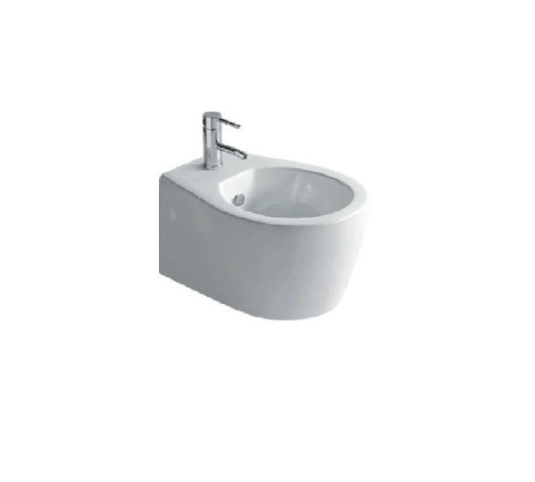 Биде GALASSIA xES 9906 MT подвесное с одним отверстием с крепежом цвет белый матовый