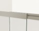 Vincea Душевая шторка на ванну VSB-1E100CLG, 1000*1450, брашированное золото, стекло прозрачное